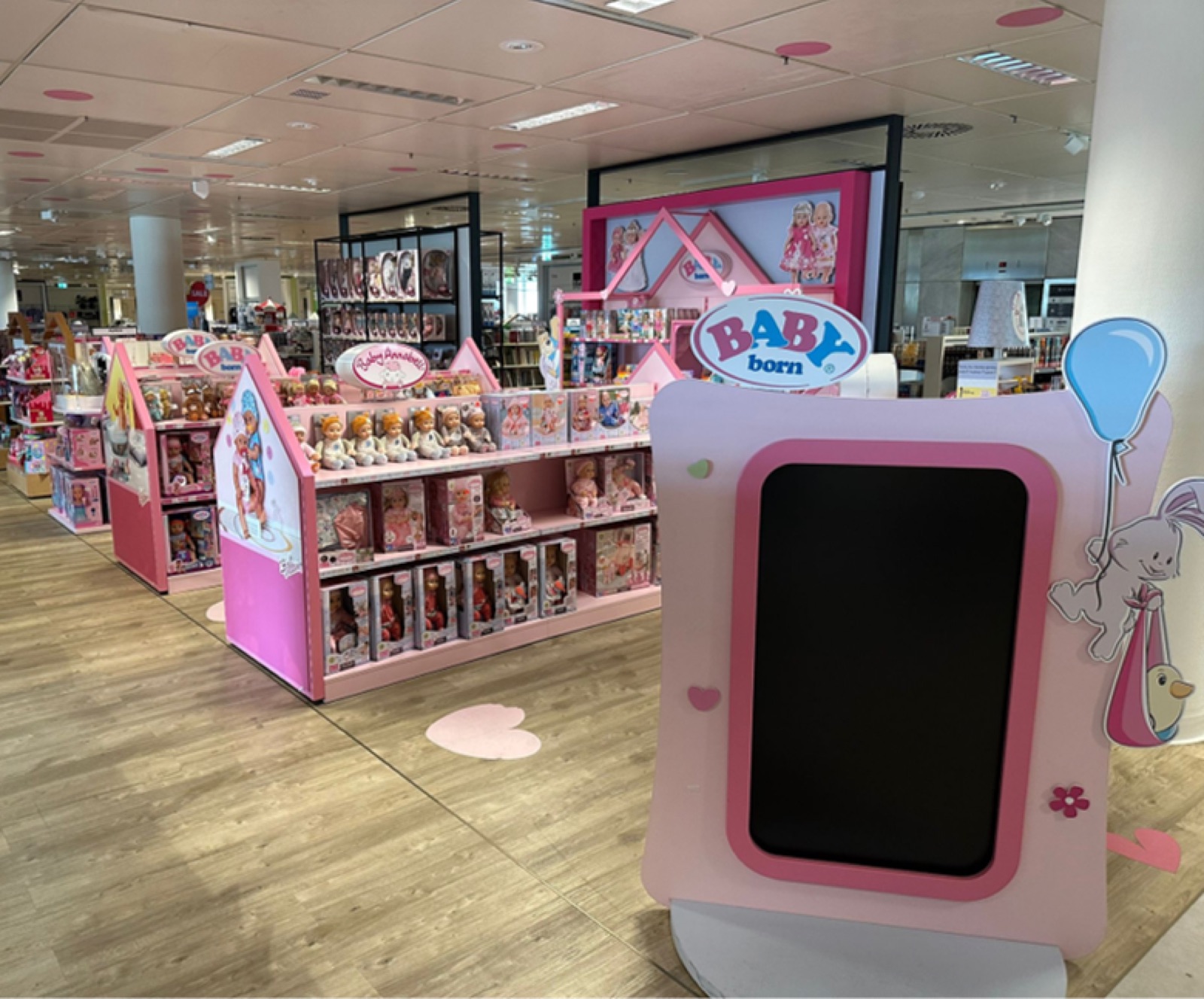 POS-Inszenierung für Baby Born