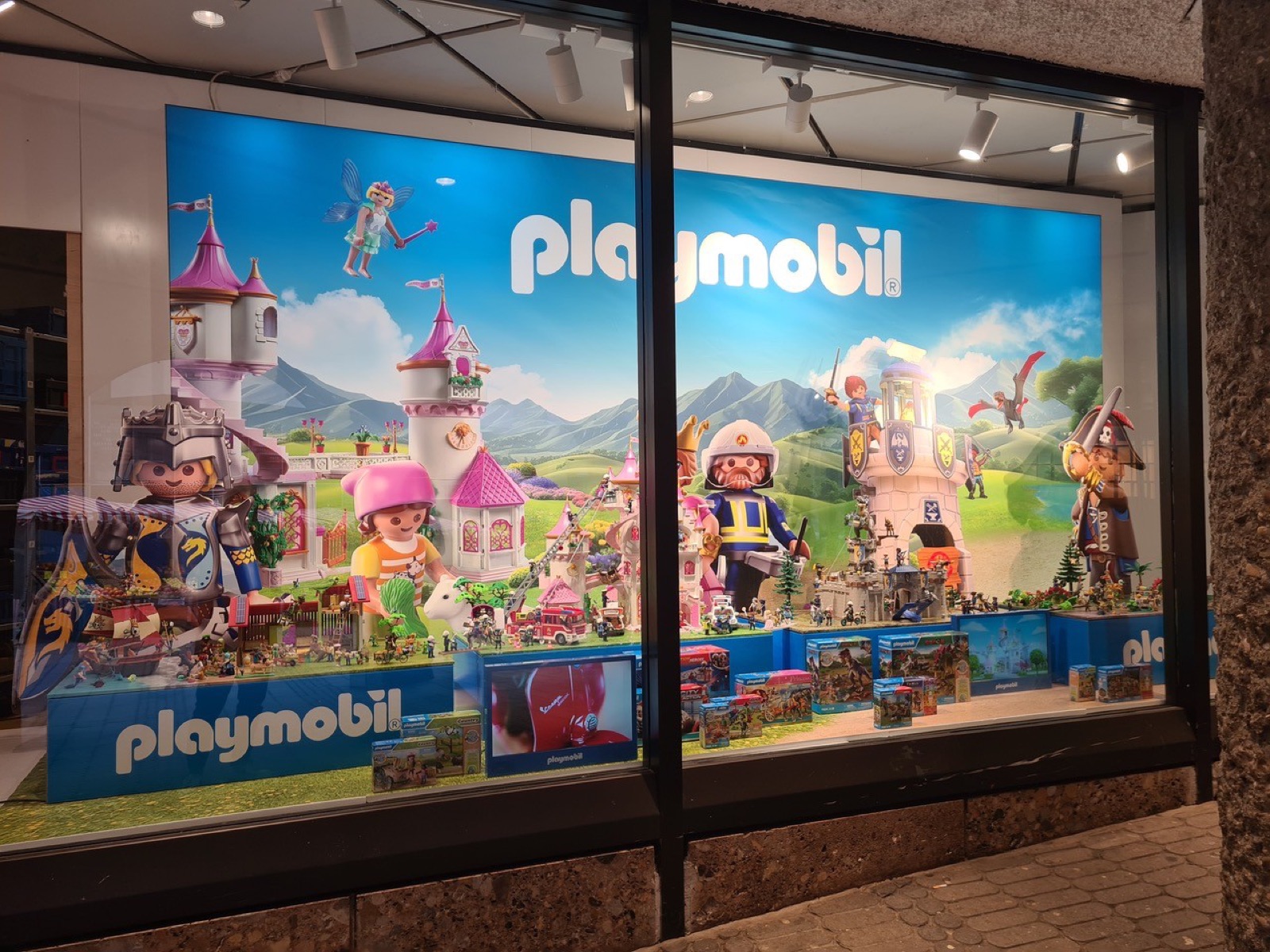 Schaufenster-Dekoration für Playmobil
