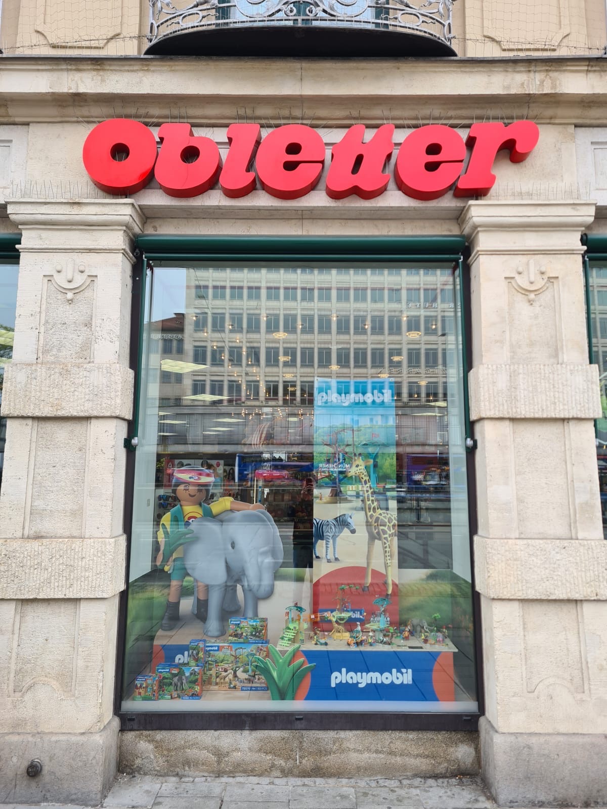 Schaufenster-Dekoration für Playmobil